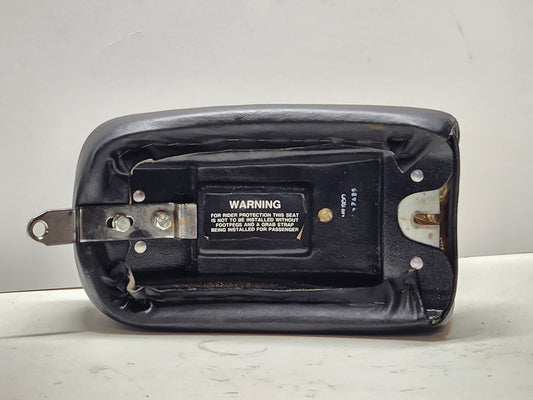 Seat Harley Softail Heritage Black Leather Pillion Pad Passenger Seat - Premium Seat from ODDS_ENDS Cycles - Just $90.00! Shop now at onemotorcycleparts.com