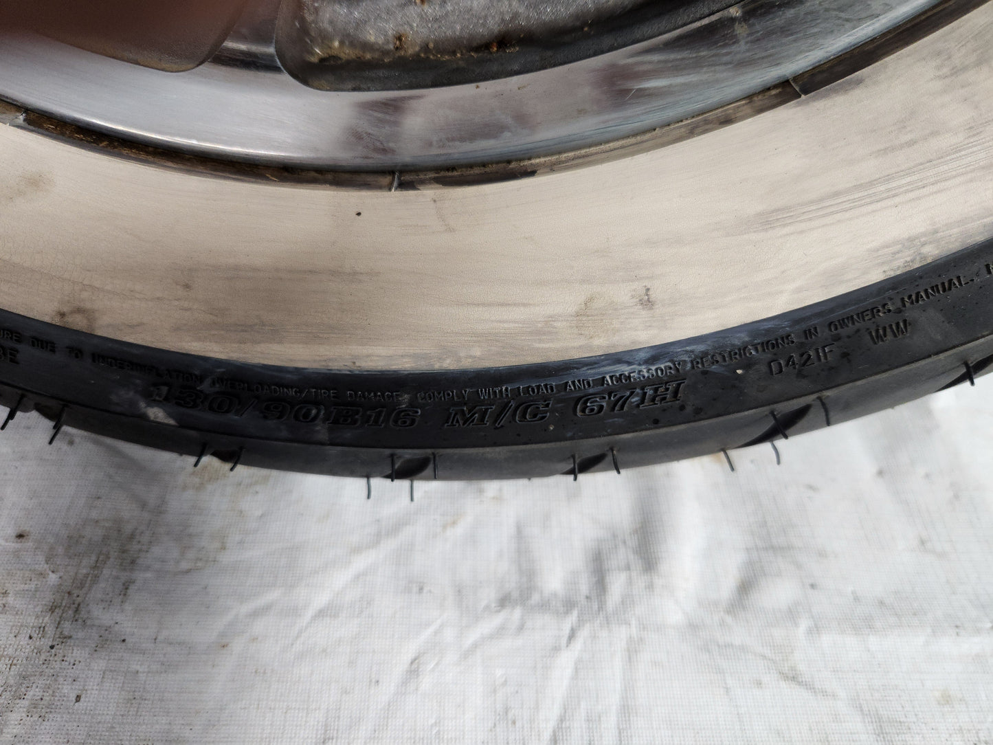 American Elite Harley Davidson Cast Alloy Rim T16x3.00 MT DOT - onemotorcycleparts.com