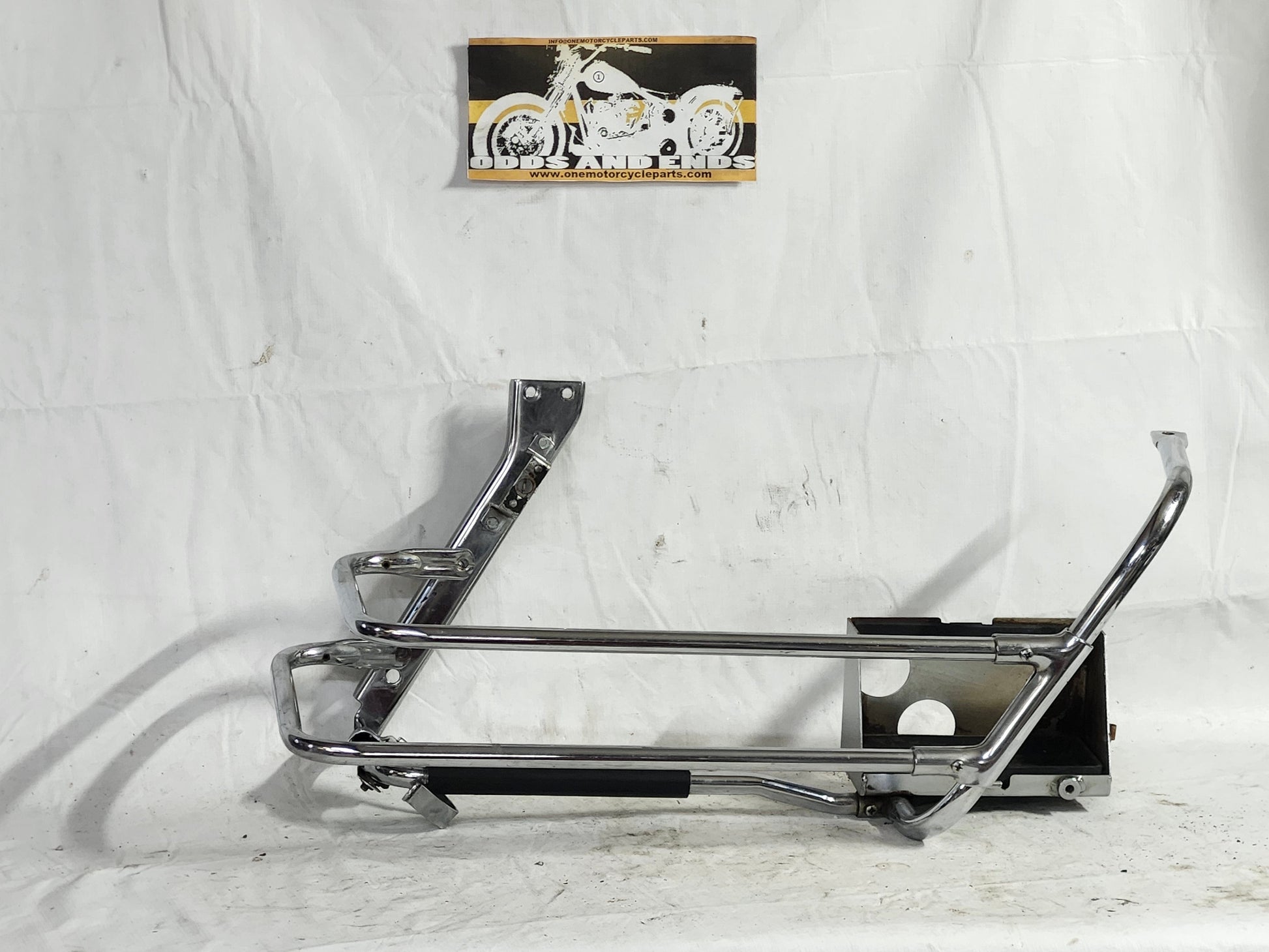 Harley Electra Glide Touring OE Saddlebag Guard Bars Battery Holder - onemotorcycleparts.com