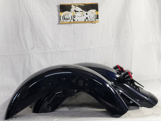 Road King Harley FLHRXS Midnight Blue Rear Fender and Front Fender - onemotorcycleparts.com