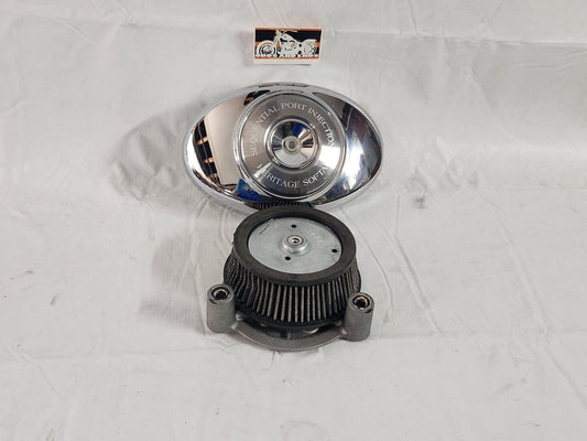 2000-2011 Harley Davidson Heritage Softail FLSTC Air Cleaner Intake Filter Cover - onemotorcycleparts.com