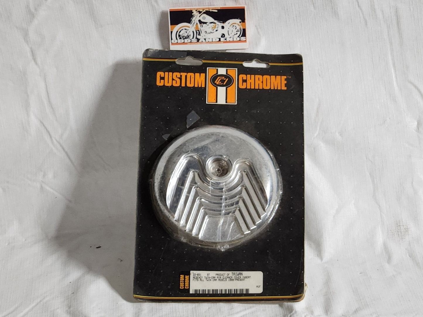 Custom Chrome Air Cleaner Cover Twin Cam - onemotorcycleparts.com