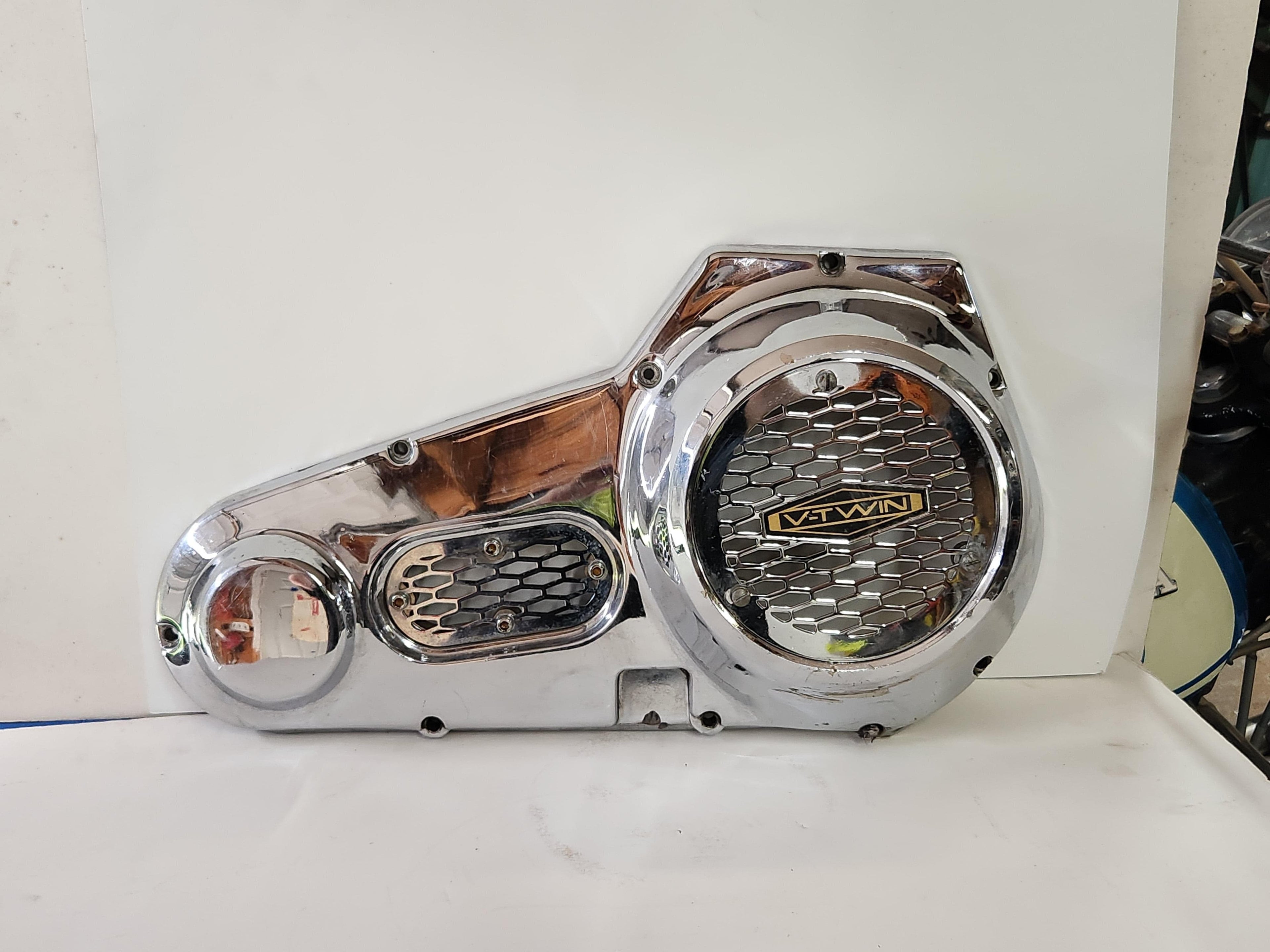 Primary Cover Shovelhead Harley Davidson - Premium Engine from ODDS_ENDS Cycles - Just $100.00! Shop now at onemotorcycleparts.com