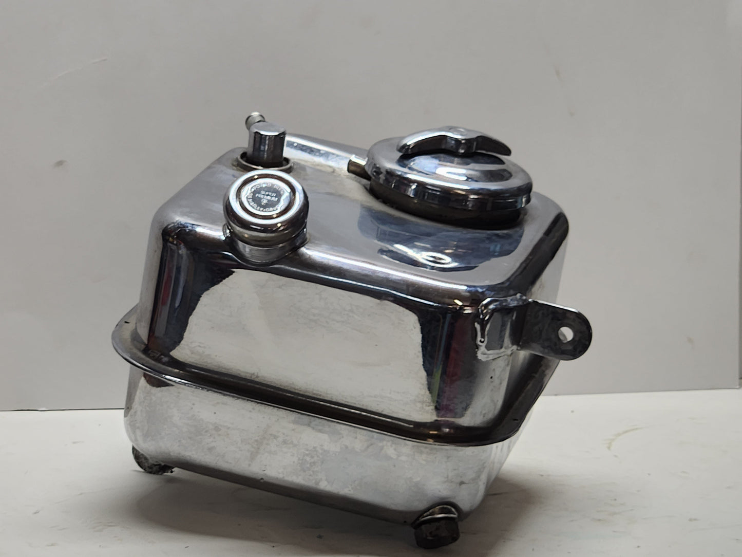 Oil Tank Chrome OEM Harley Davidson Shovelhead - Premium Oil Tank from ODDS_ENDS Cycles - Just $90.00! Shop now at onemotorcycleparts.com