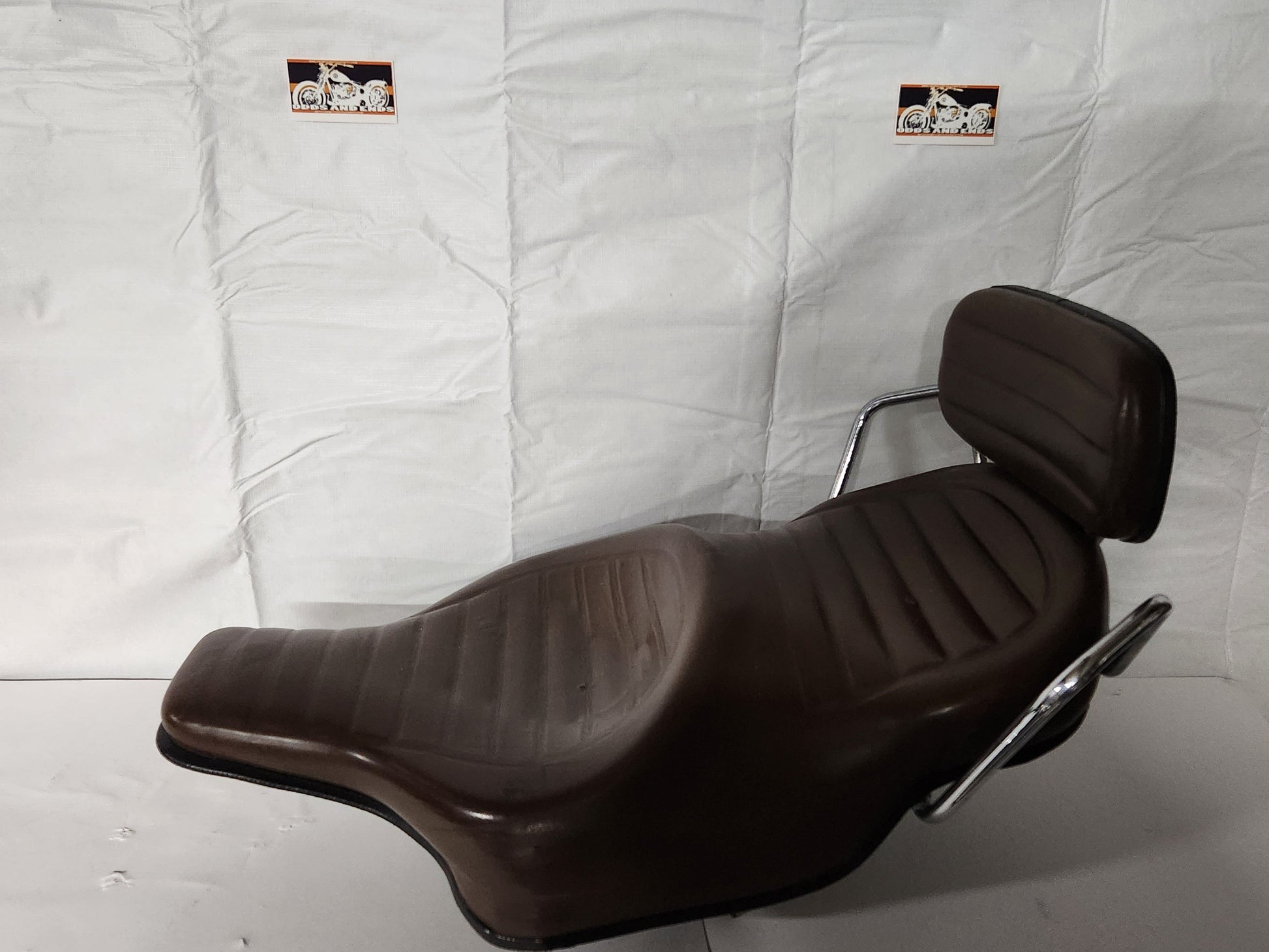 Panhead Shovelhead FLH Harley Davidson Brown Seat - Premium Seat from ODDS_ENDS Cycles - Just $500.00! Shop now at onemotorcycleparts.com