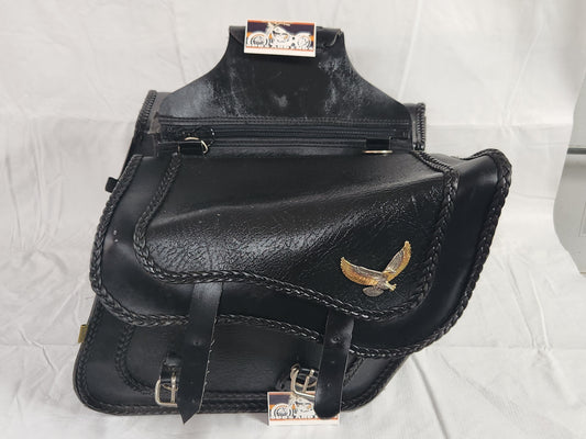Willie & Max Harley Leather Saddle Bags - Premium Seat from onemotorcycleparts.com - Just $240.00! Shop now at onemotorcycleparts.com