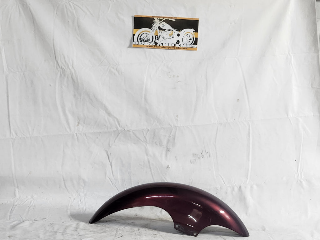 Harley Front Fender Cherry Paint Front