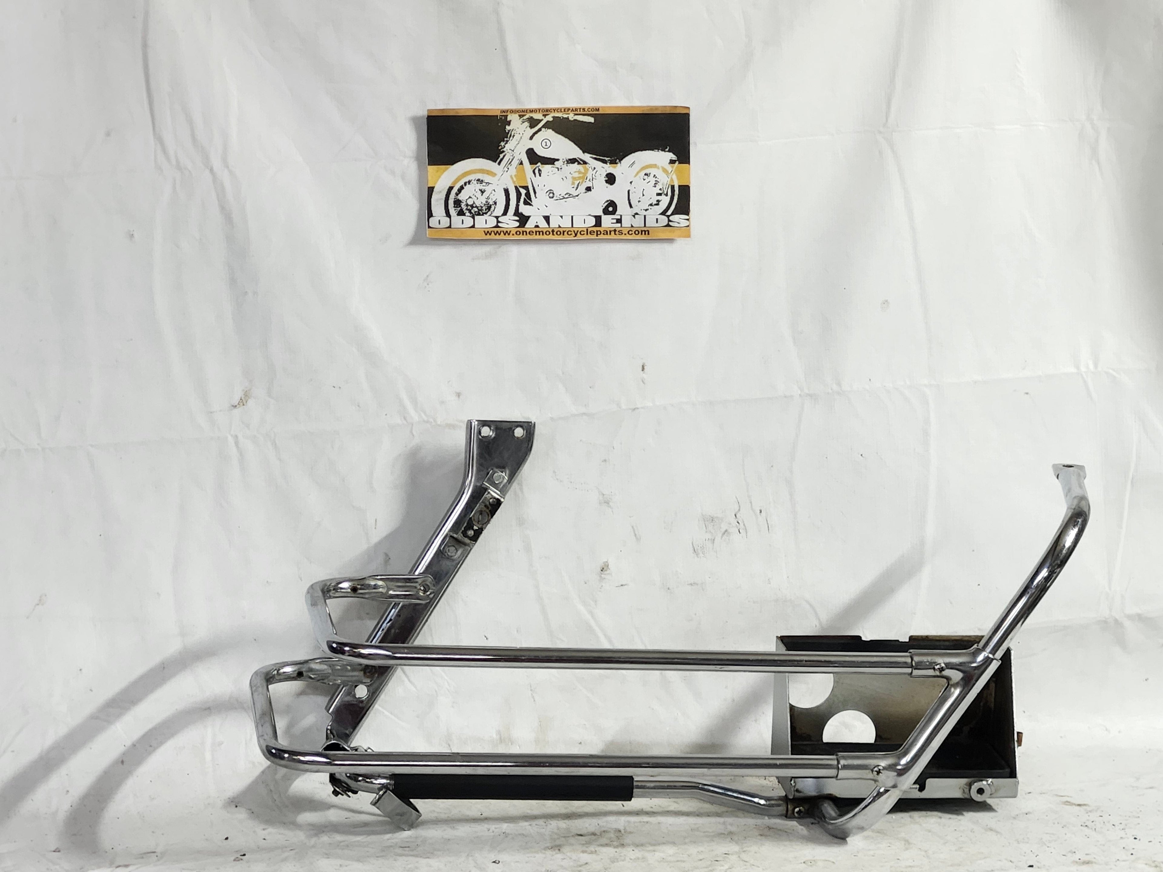 Harley Electra Glide Touring OE Saddlebag Guard Bars Battery Holder - onemotorcycleparts.com
