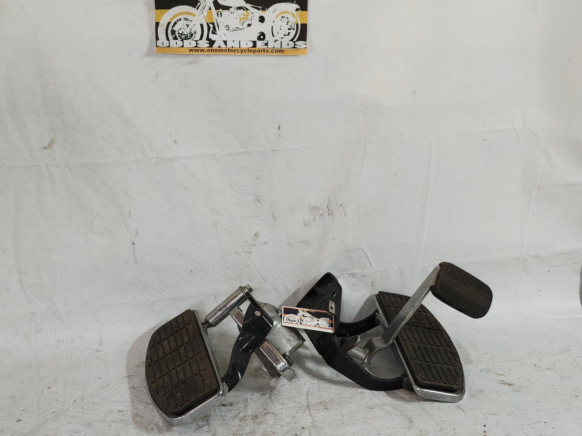 Harley Floorboards and Brackets and Brake Pedal front