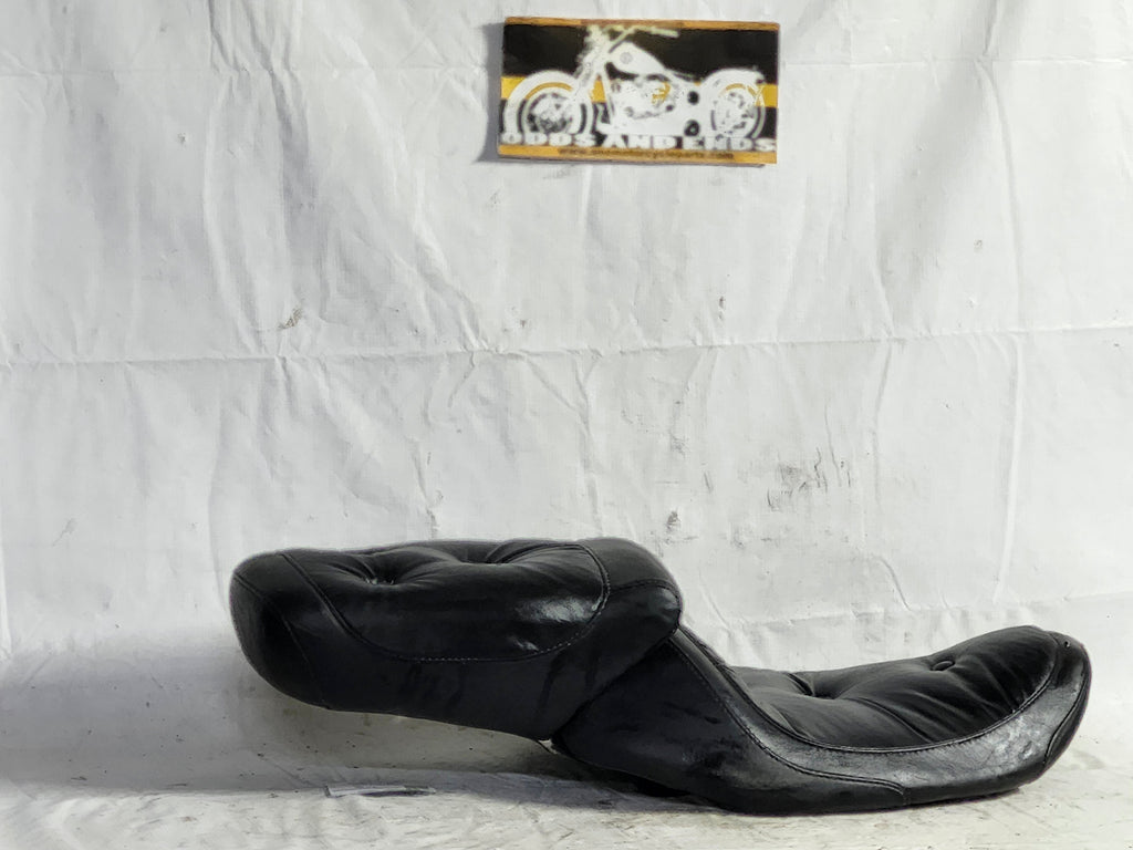 Harley Davidson Hi-Low Black Seat - onemotorcycleparts.com