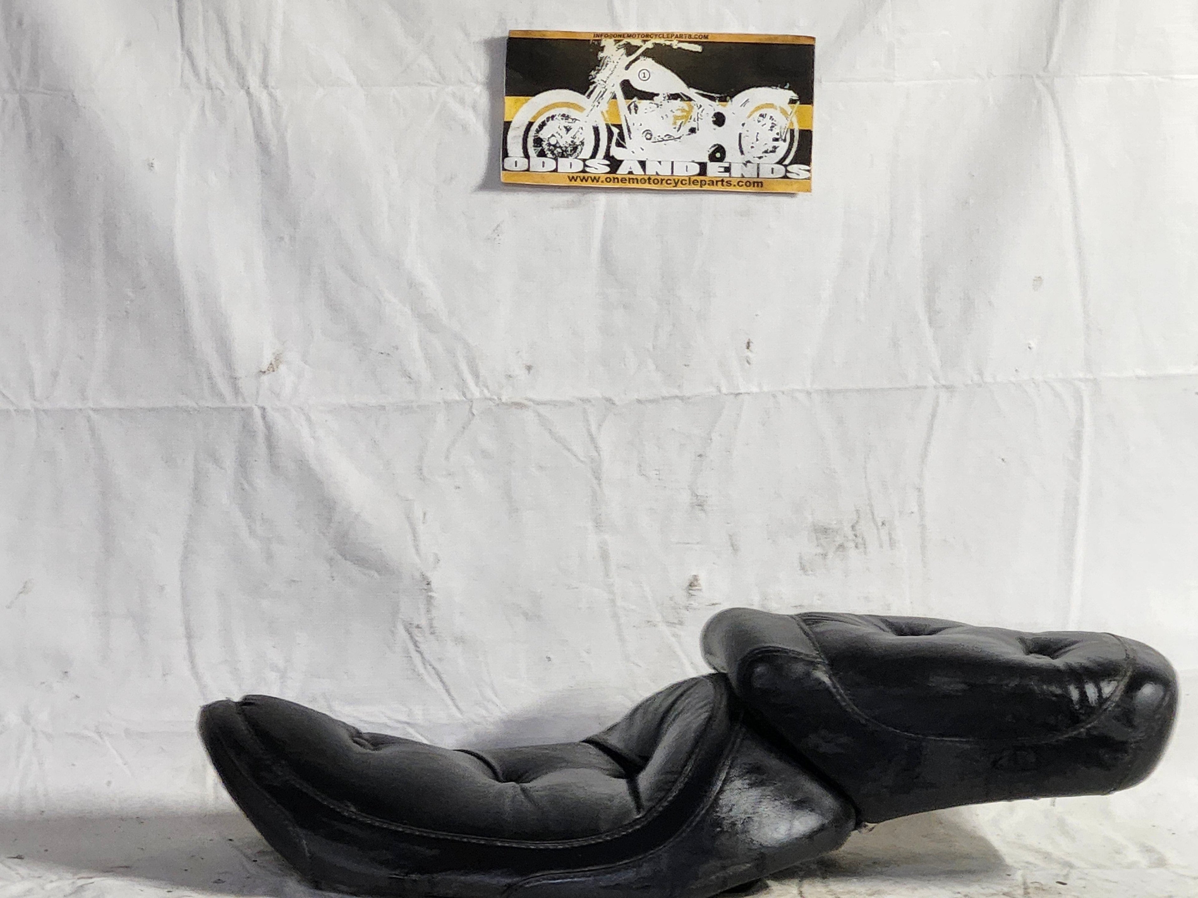 Harley Davidson Hi-Low Black Seat - onemotorcycleparts.com