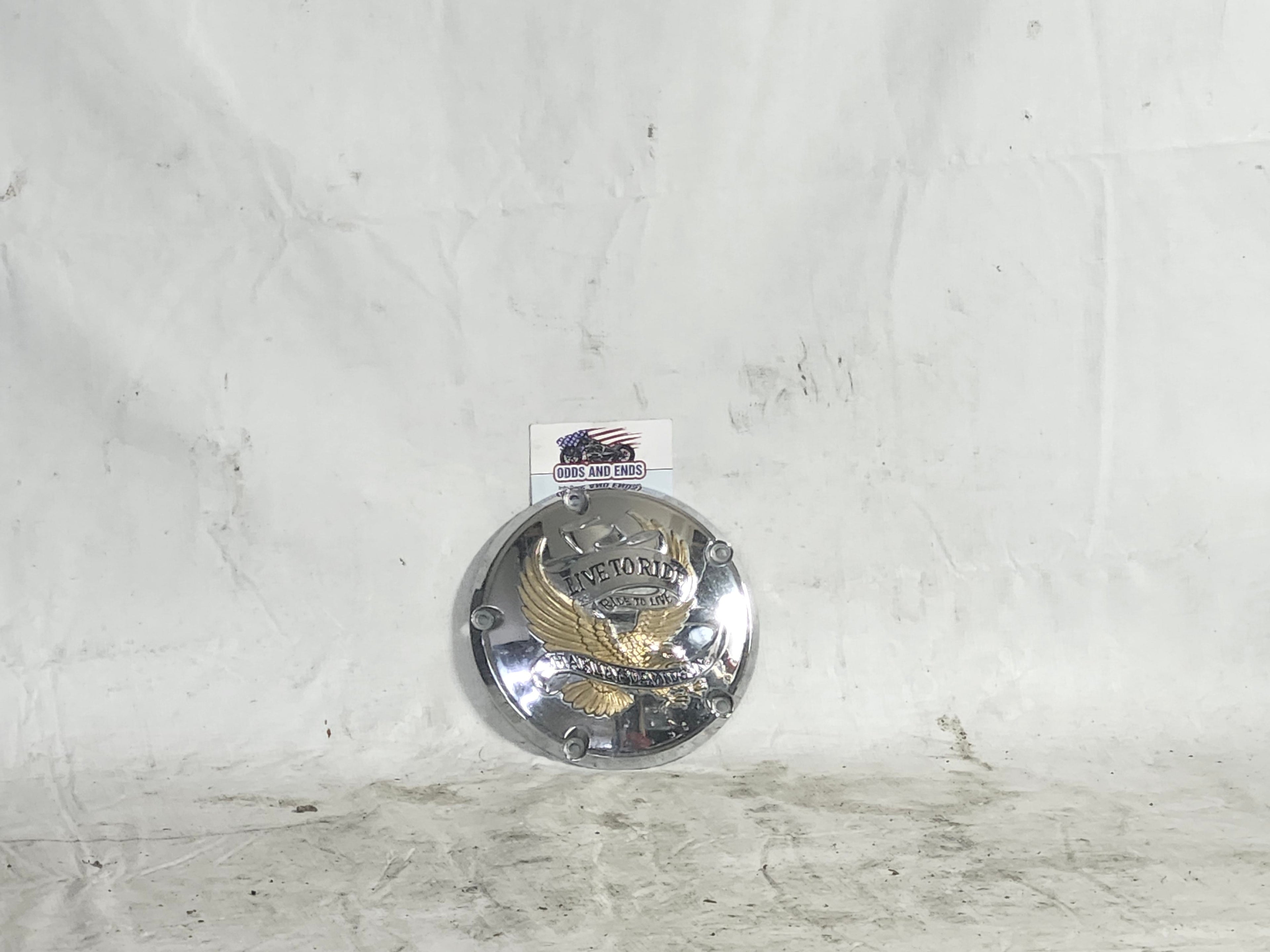 Harley Live to Ride 5 Hole Derby Cover