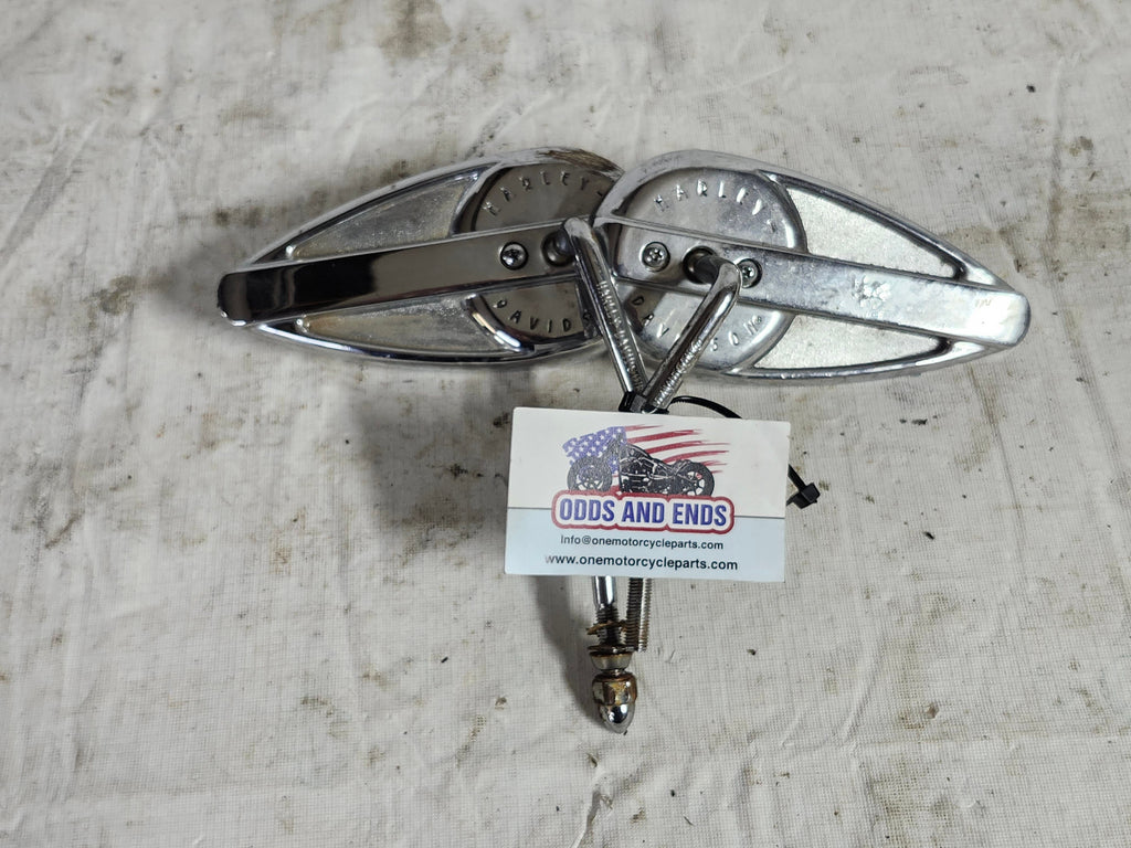 Harley Chrome Tear Drop Mirrors 2nd