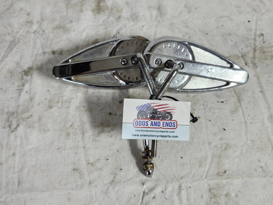 Harley Chrome Tear Drop Mirrors 2nd