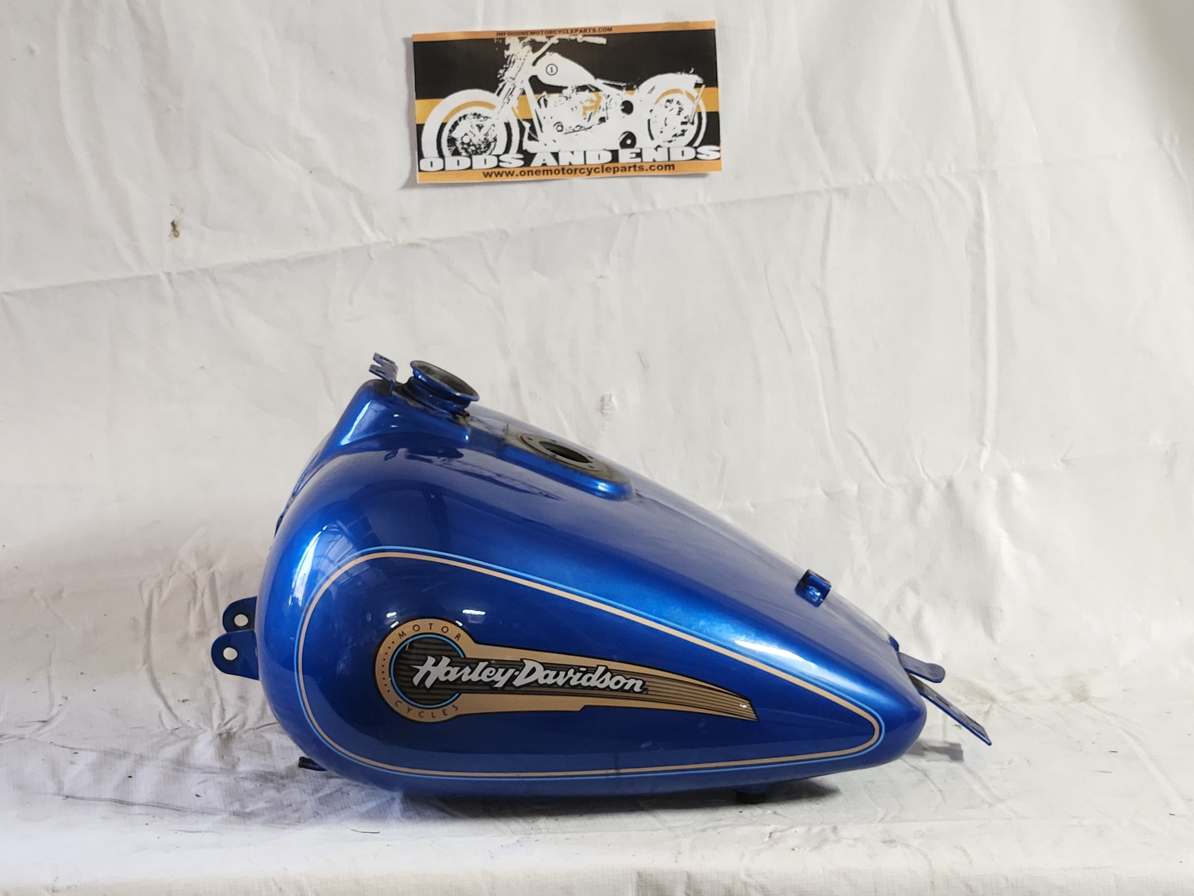 Harley Davidson States Blue FLHTC 1995-1996 Touring Model Fuel Tank-Side