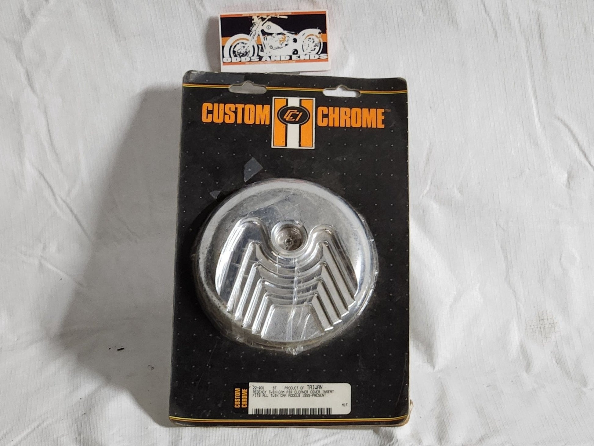 Custom Chrome Air Cleaner Cover Twin Cam - onemotorcycleparts.com
