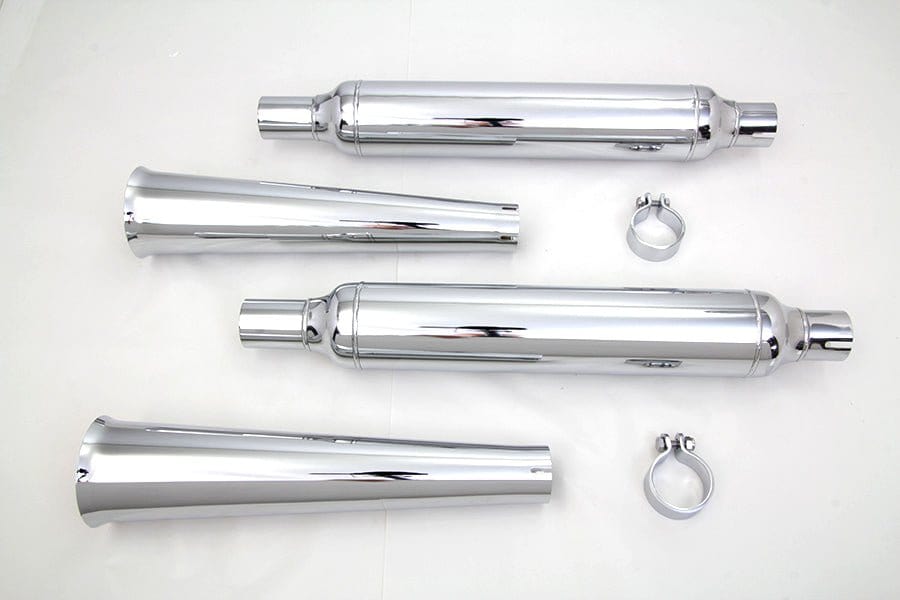 Harley Shovelhead Exhausts Muffler Set - onemotorcycleparts.com