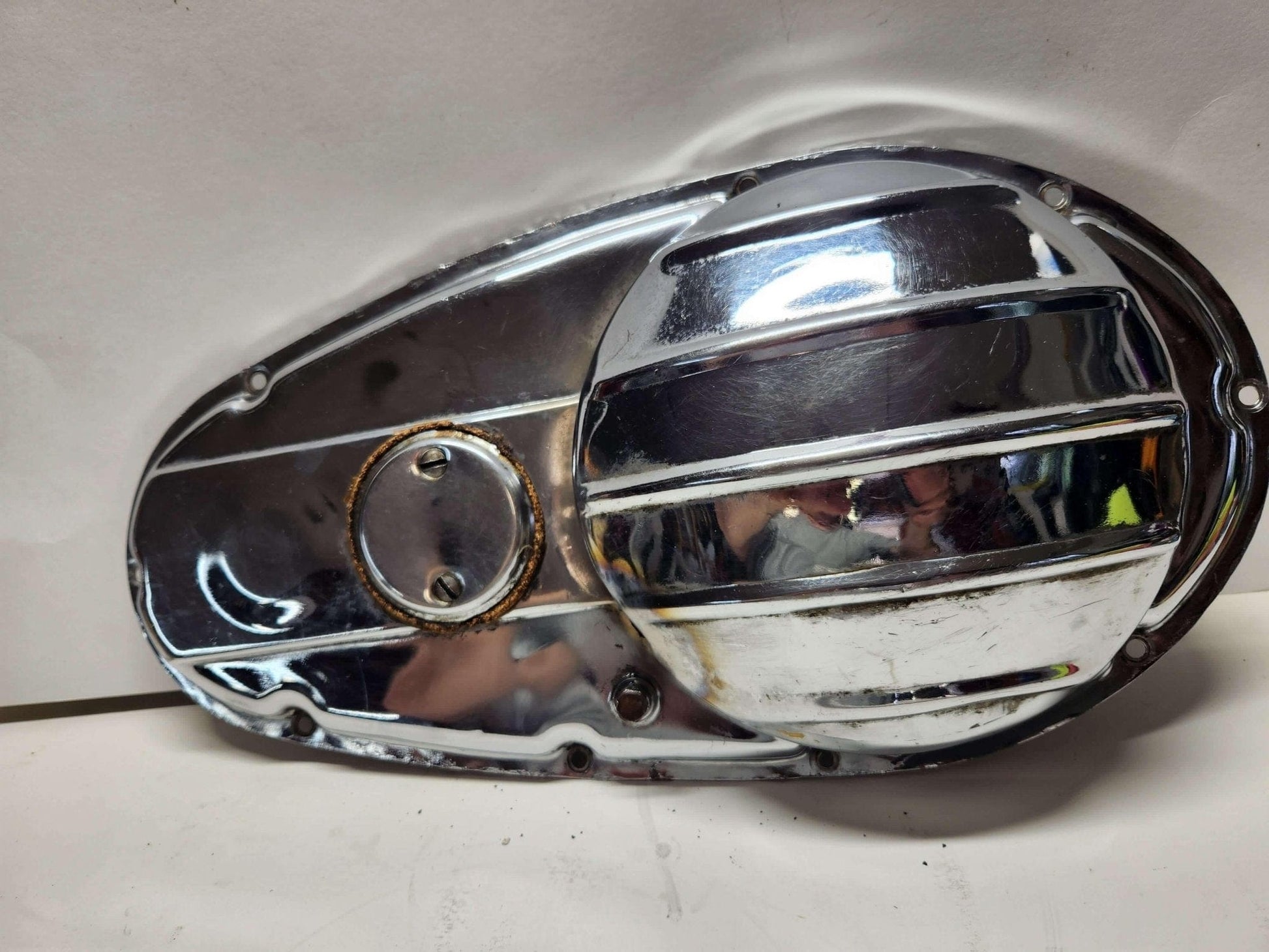 Ironhead Sportster Primary Cover on Harley Davidson - onemotorcycleparts.com